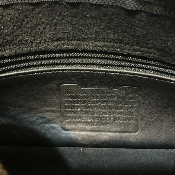 Coach Black Leather Crossbody Bag - Picture 6 of 15